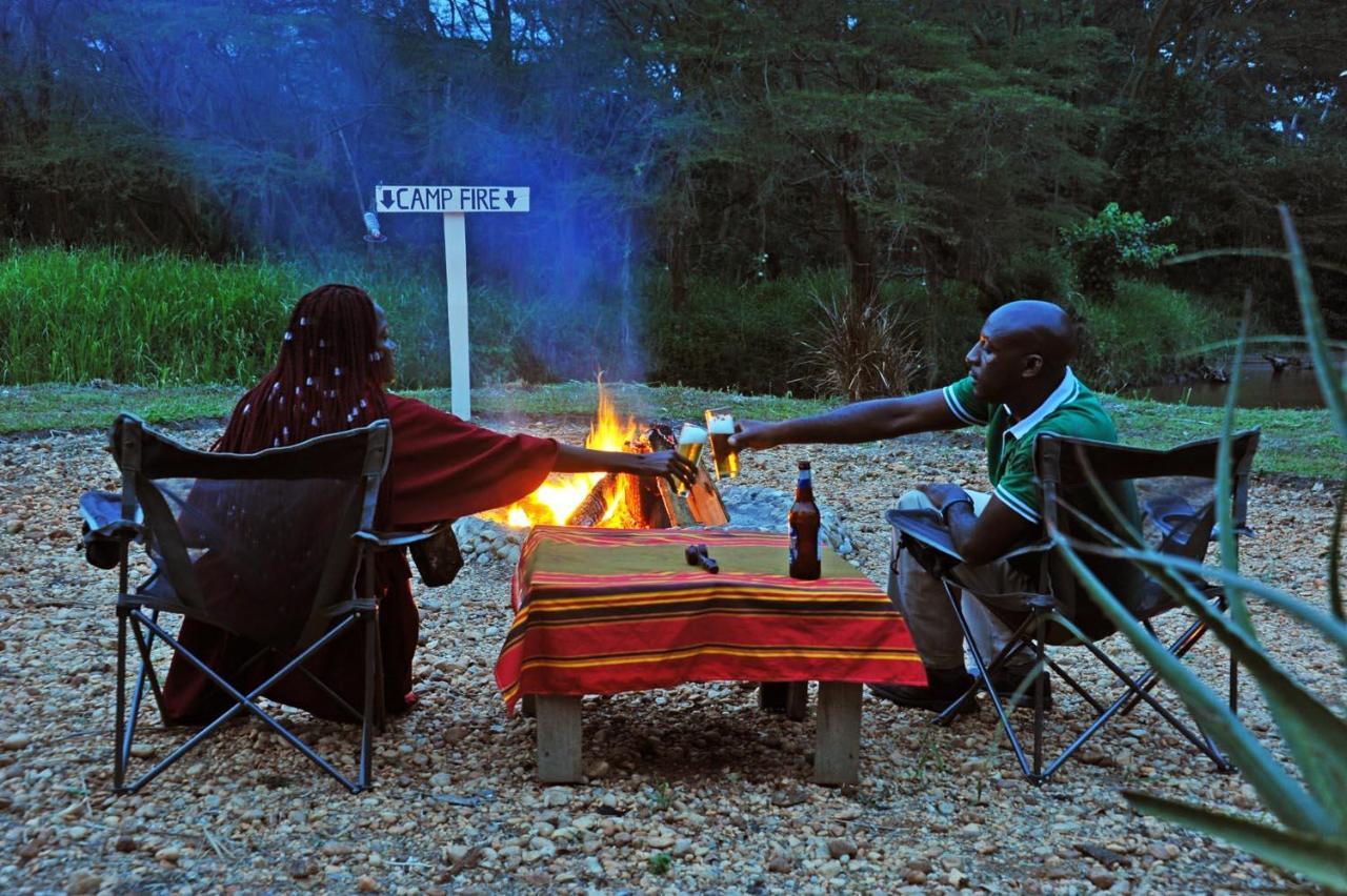 Bullbush River Camp Kihihi Buitenkant foto