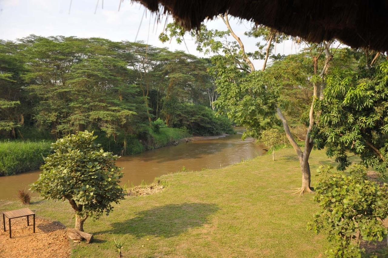 Bullbush River Camp Kihihi Buitenkant foto